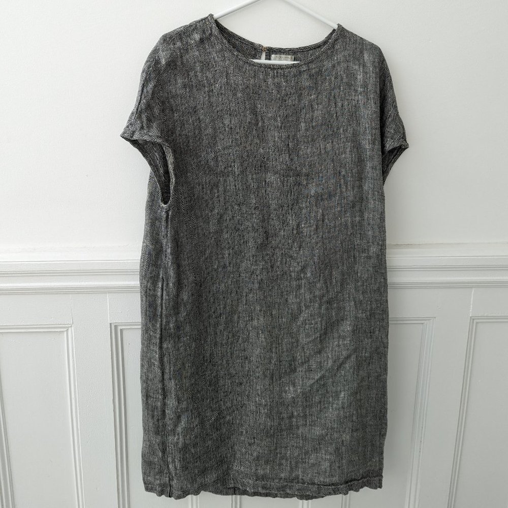 FOG LINEN WORK Shift Dress